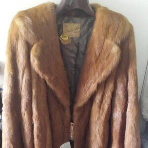 Vintage 1940s Duckworth's Furs Mink Coat and Stole/Capet (Size Medium)